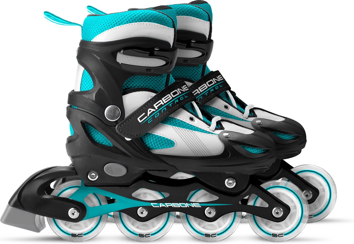 Skids Control Carbone Inline Skates Semi-SoftBoat Ajustement Black Taille 34-37