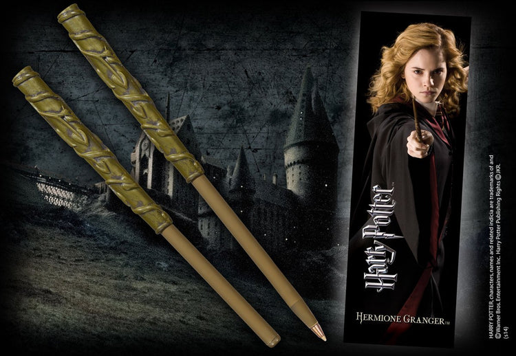 The Noble Collection Harry Potter Ensemble stylo et marque-page Hermione multicolore