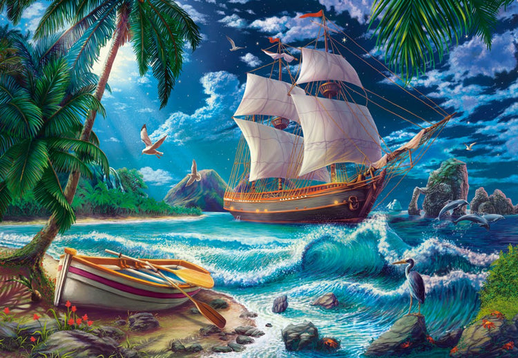 Castorland puzzle puzzle première nuit auf neuland - 1500 pièces.