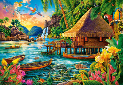 Puzzle île tropicale Castorland 1000 pièces