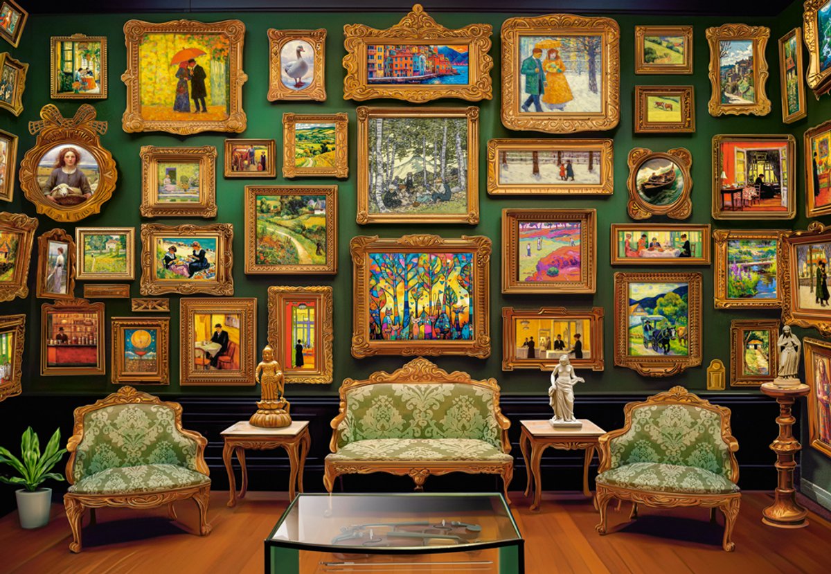 Galerie d'art puzzle Castorland - 1000 pièces.