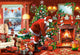 Puzzle Castorland Livraison spéciale du Père Noël - Puzzle de Noël 1500 pièces.