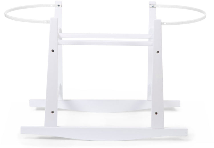 Support de berceau Childhome pour couffin - bois de pin - blanc - 85 x 46 x 54 cm
