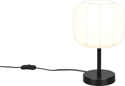 Rl live your light reality madeline - lampe de table - noir mat - excl. 1x e27 4 w - interrupteur à cordon - casalum