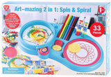 Ensemble de dessin en spirale Playgo 2 en 1 - 33 pièces. - afbeelding 1