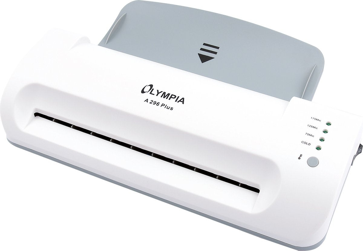 Olympia a 296 plus din a4 jusqu'à 175 microns ! dispositif de plastification
