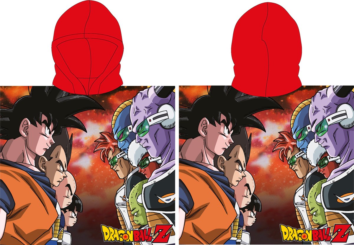 Poncho de bain dragonball z sans marque sans marque 55x110cm séchage rapide