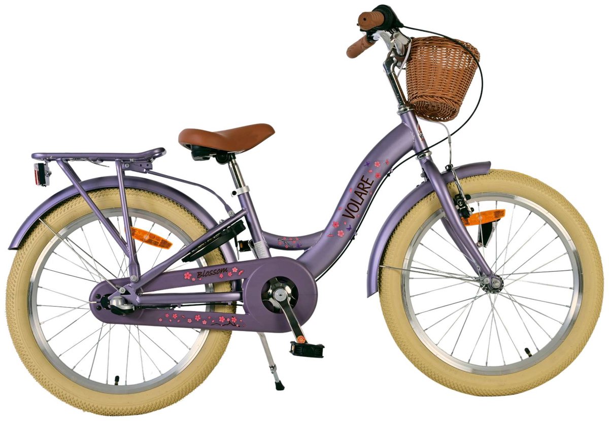 Volare Blossom Children's Bicycle - Girls - 20 pouces - Purple - Nexus 3 Gears