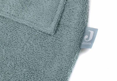 Jollein - peignoir bébé éponge 3-4 ans - peignoir enfant avec capuche - vert d'eau