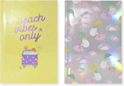 Carnet Kangaro - beach happy - a4 - ligne - 2 pièces - couverture pp - k-pm310009