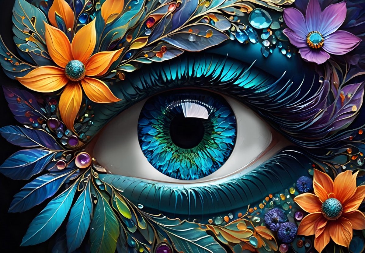 Puzzle Bluebird, regardez-moi - 1000 pièces de jouets colorés.