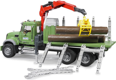 Camion de transport Bruder Mack Wood
