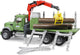 Camion de transport Bruder Mack Wood