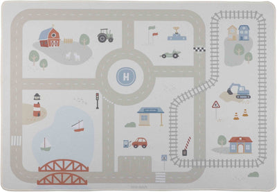 Tapis de jeu voiture Little Dutch 100x140cm
