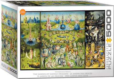Puzzle Eurographics le jardin des délices terrestres 5000 pièces en carton.