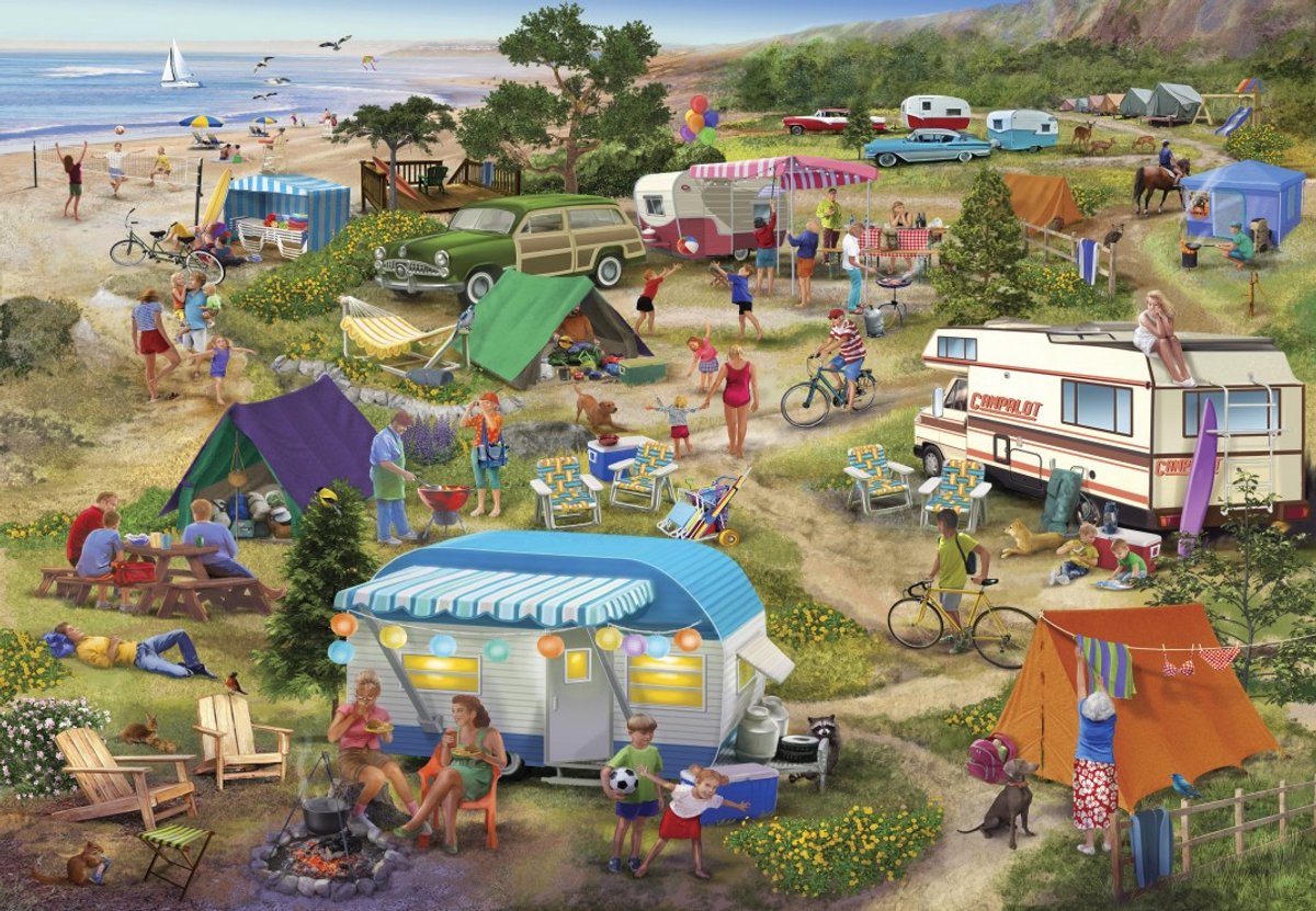 Puzzle Bluebird puzzle bord de mer terrains exigus - 1000 pièces.