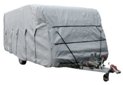 Eurotrail housse de protection caravane 850 x 250 x 220 cm sfs gris