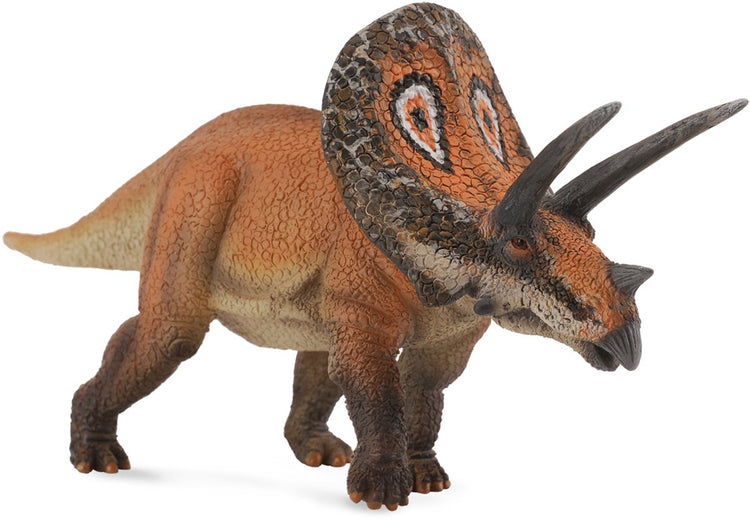Figurine Collecta - torosaure - (l) - préhistoire - peint à la main - dinosaure - miniature