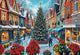 Puzzle Bluebird Puzzle de Noël Place de la ville de Noël shopping 1000 pièces.