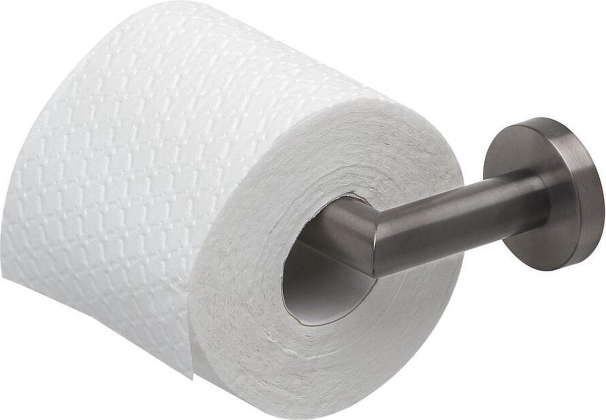 Geesa nemox porte-rouleau de papier toilette porte-rouleau de rechange métal noir brossé