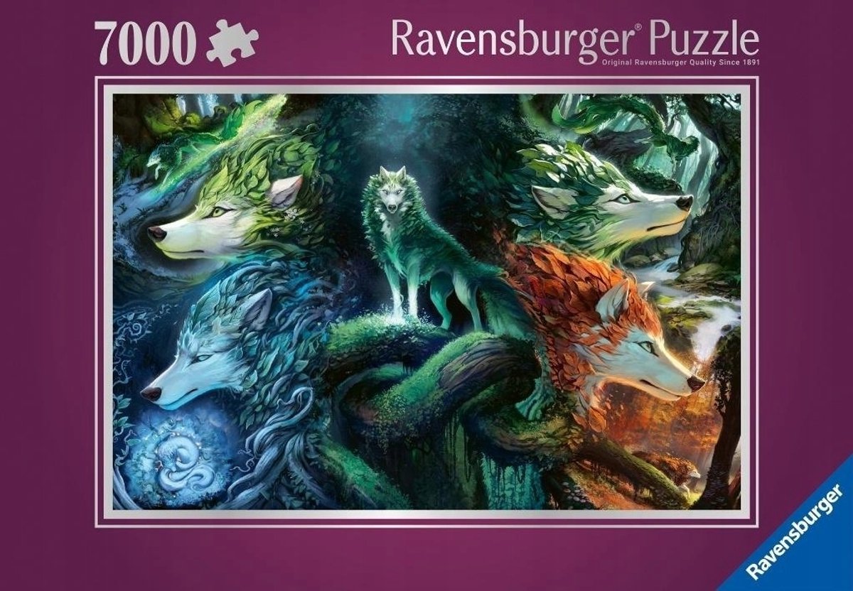 Puzzle Ravensburger murmures de la forêt 7000 pièces adultes.