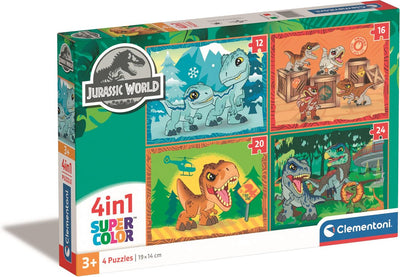 Clementoni Leg Puzzel 4in1 Jurassic World