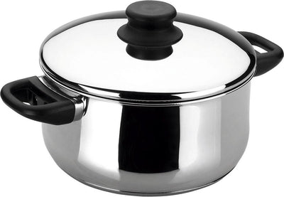Marmite Lacor garinox avec couvercle - ø 24cm - 5l