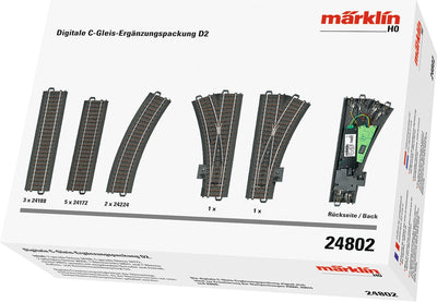 Pack d'extension Märklin d2 pour voies C numériques