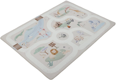 Tapis de jeu voiture Little Dutch - amis safari