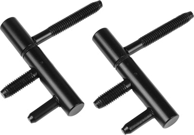Starx - charnière percée (charnière) pour cadres en acier -70 x 12 mm - noir - 1 jeu de 2 pièces