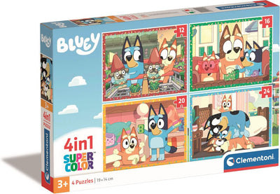 Clementoni Jigsaw Puzzle 4in1 Bluey