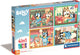 Clementoni Jigsaw Puzzle 4in1 Bluey
