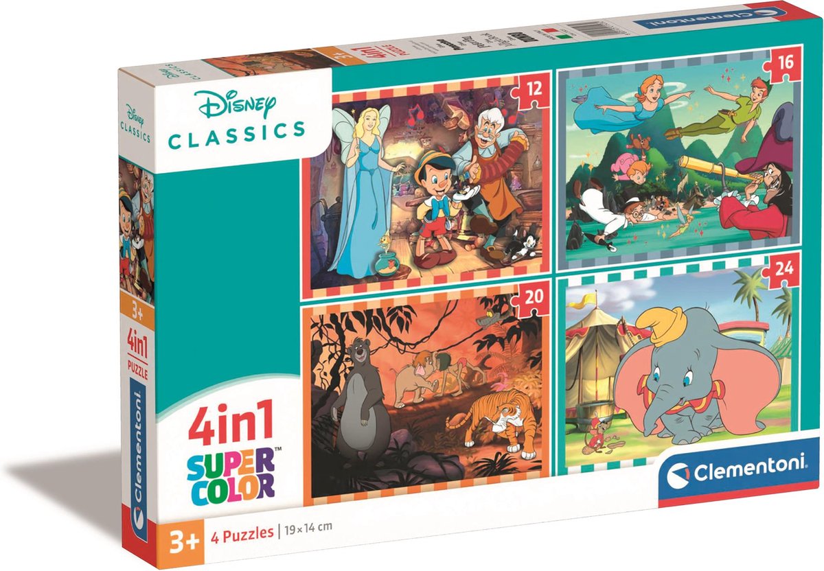 Animaux Clementoni Legpuzzel 4in1