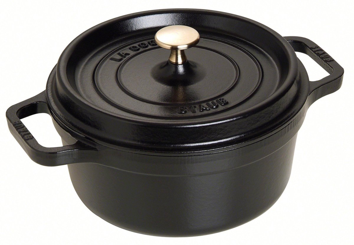 Poêle à cocotte Staub - noire - ø 22 cm 2,6 litres