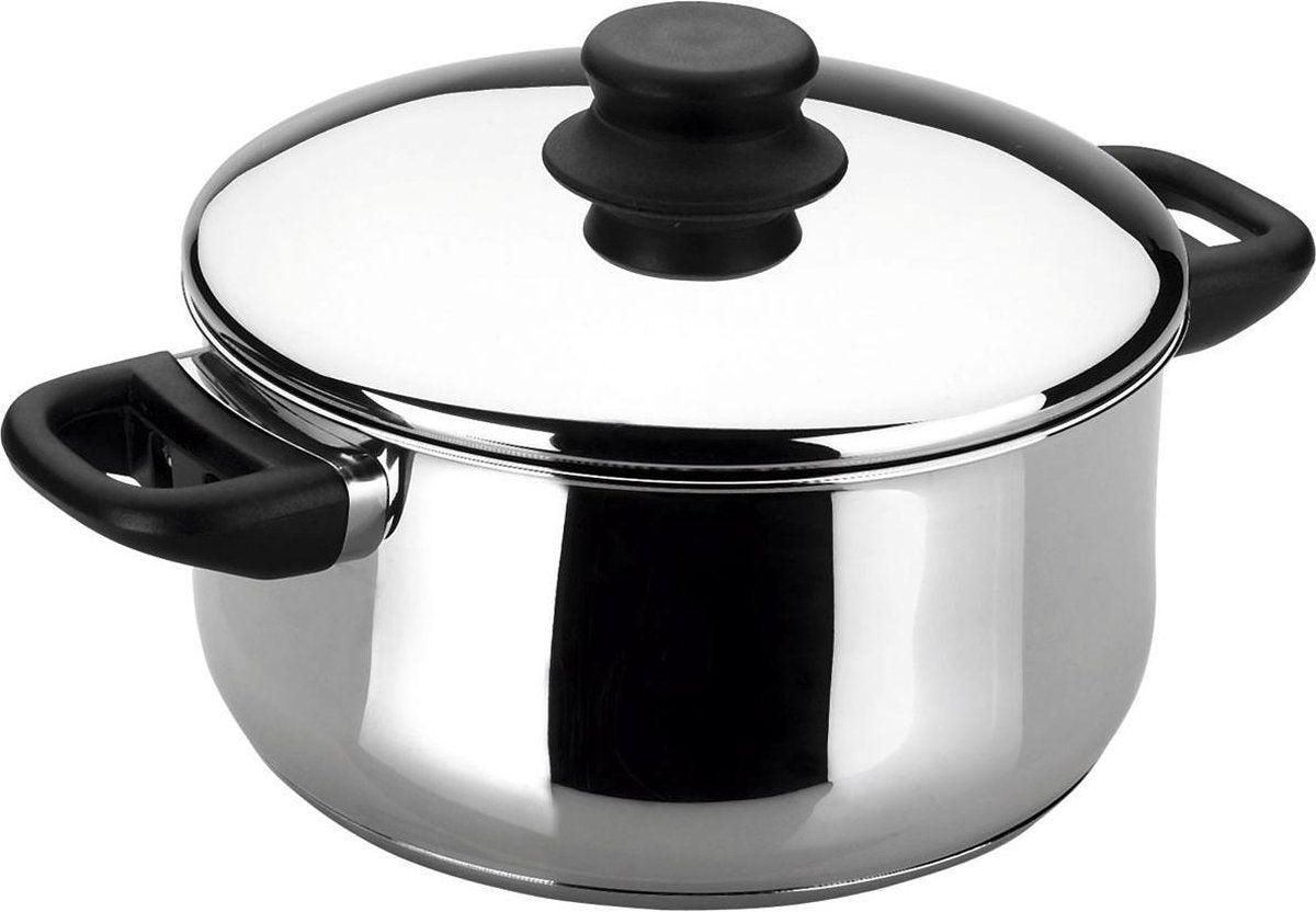 Marmite Lacor garinox avec couvercle - ø 20cm - 3l