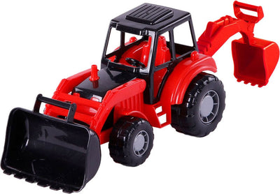 Toys Cavallino Toys Cavallino Junior Excavator Tracteur rouge