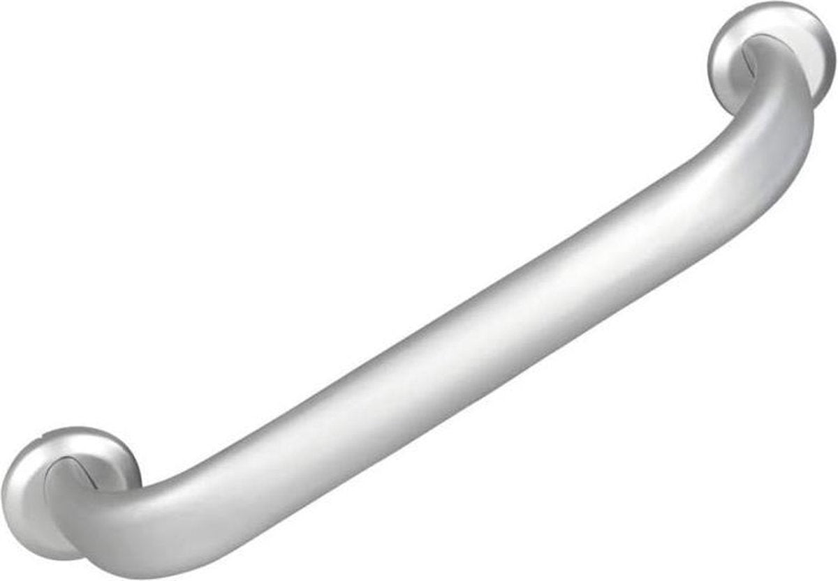 Wenko poignée murale secura premium 43cm aluminium - poignée de sécurité - support mural - poignée de bain - capacité de charge max. 120 kg - Testé, approuvé et certifié TüV GS