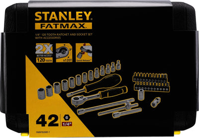 Jeu de clés à douille Stanley Fatmax 1 4 - 42 pièces
