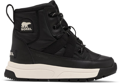 Bottes de neige unisexes Sorel Youth Whitney™ III Mid Wp - noir, sel de mer