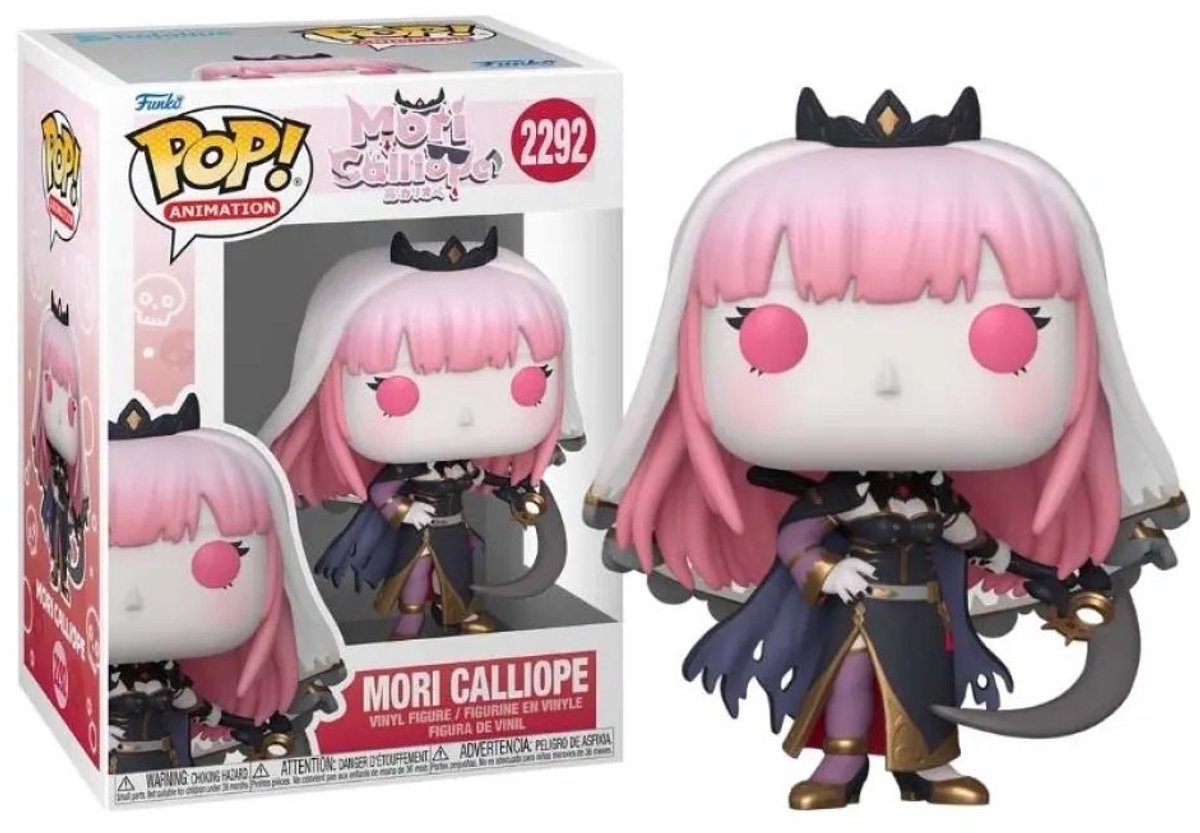 Funko hololive mori calliope (pop! animation) figurine en vinyle 2292 unisexe pop! - neutre - standard