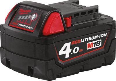 Batterie Milwaukee m18 b4 (18 v 4,0 ah li-ion) - 4932430063