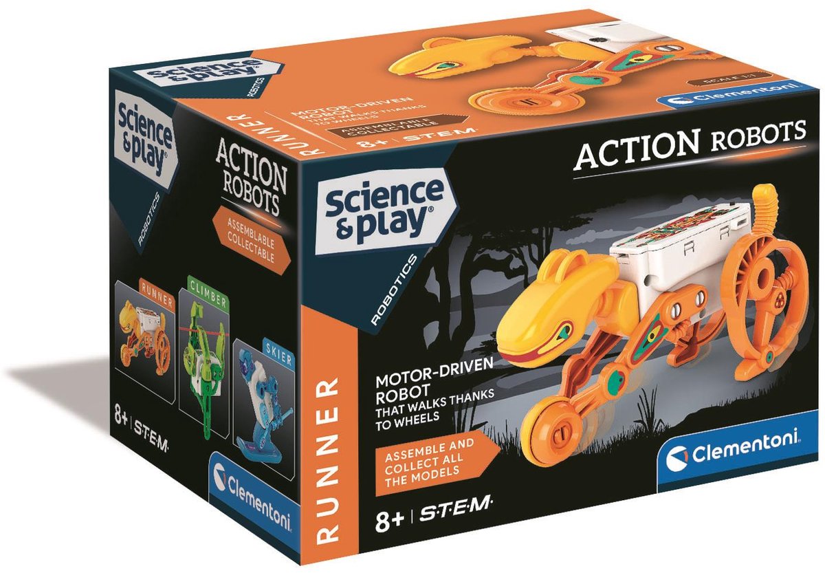 Clementoni Science and Spel Action Robots - Runner