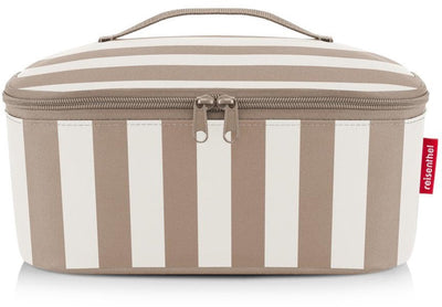 Reisenthel sac isotherme m sac isotherme de poche - 4,5l - summerstripes café sable