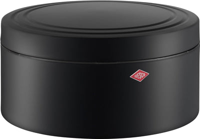 Boîte à pâtisserie Wesco Classic Line avec couvercle | 4 litres | métal - noir mat | boîte à biscuits