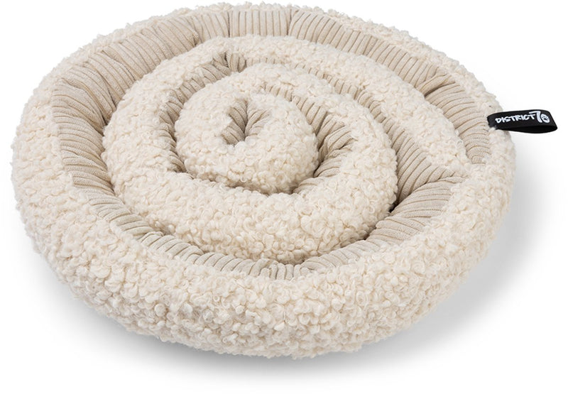 District 70 Swirl – Tapis reniflant pour chiens | stimule le comportement de recherche activité mentale - merengue - ø 34 cm