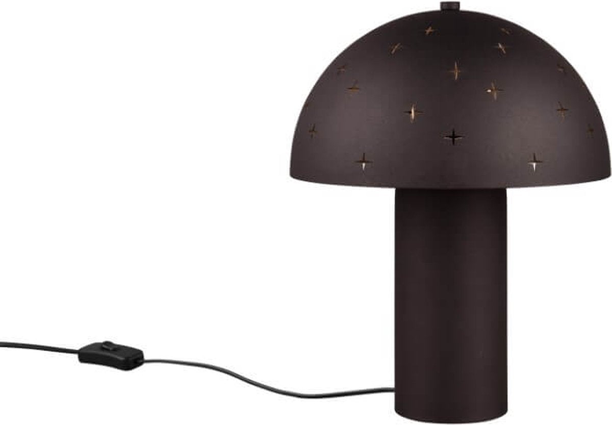 Rl live your light reality seta - lampe de table - noir mat - excl. 1x e14 28w - interrupteur à cordon