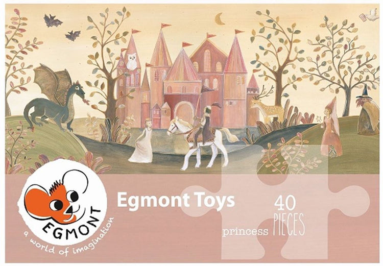 Egmont toys puzzle de sol princesse carton 40 pièces 80x35 cm.