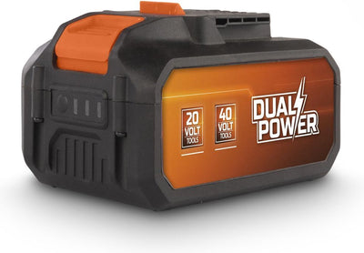 Powerplus dual power battery powdp9040 - 2x20v, 8.0ah, 4.0ah - battery for 20v 40v devices - LED power indicator - battery platform