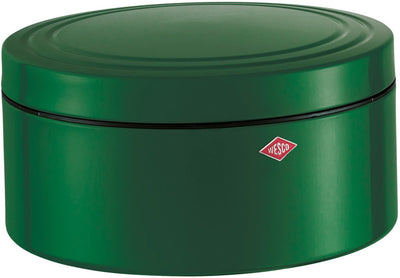 Boîte à pâtisserie Wesco Classic Line avec couvercle | 4 litres | métal - vert foncé | boîte à biscuits | édition spéciale Noël