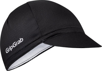 Gripgrab - casquette de cyclisme d'été légère casquette de cyclisme en maille casquette de cyclisme rétro casquette de casque de protection UV - noir - unisexe - taille m l (57-63 cm)